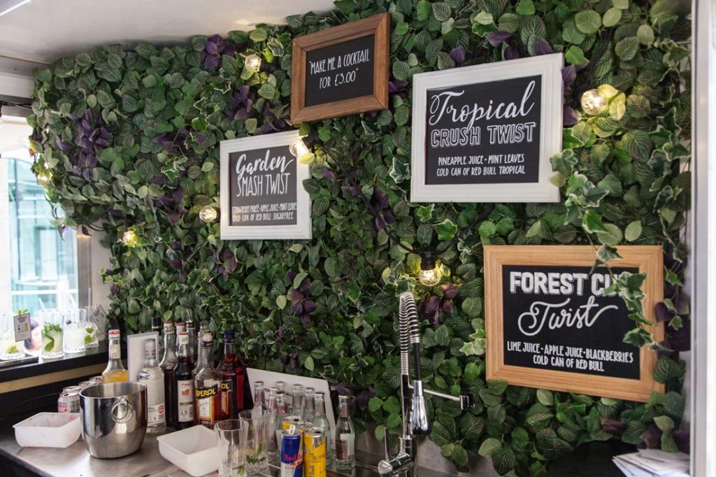 Deck87 Pop-Up Bar by REd Bull at Broadgate