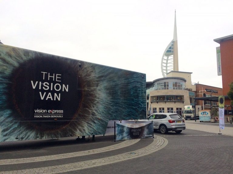 VISION EXPRESS TOUR VISITS PORTSMOUTH & CARDIFF SpaceandPeople