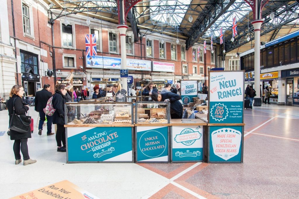 Amazing Chocolate Workshop at Victoria Train Station