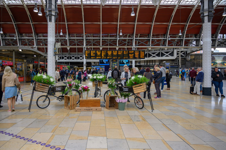 Freddie's Flowers London Paddington Network Rail Promotion