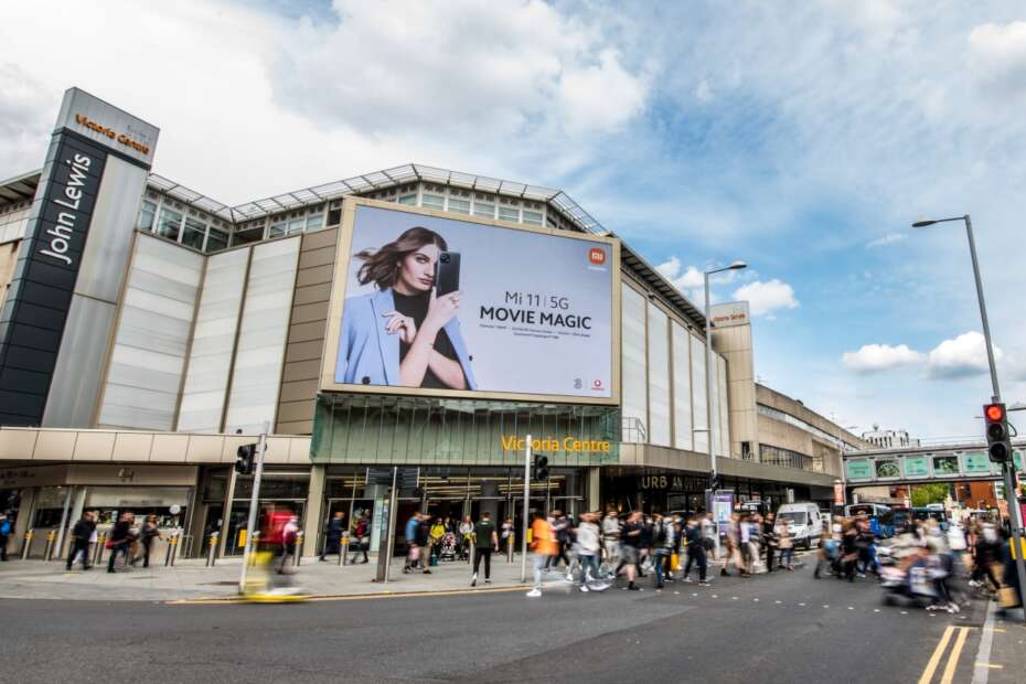 Victoria Centre Nottingham has a range of promotional spaces and on-mall retail opportunities