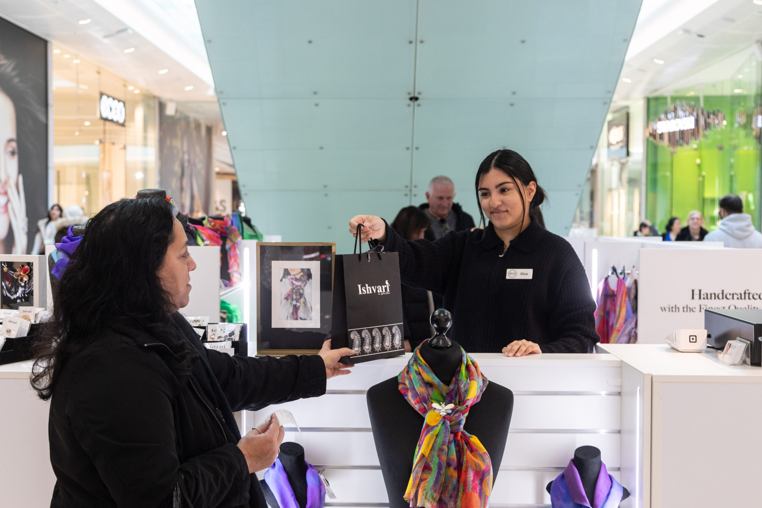 Ishvari by Renu Modha launches their Rock Up and Pop Up kiosk in Westfield London.