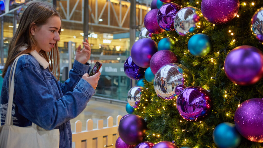 Heathrow Express Christmas Tree